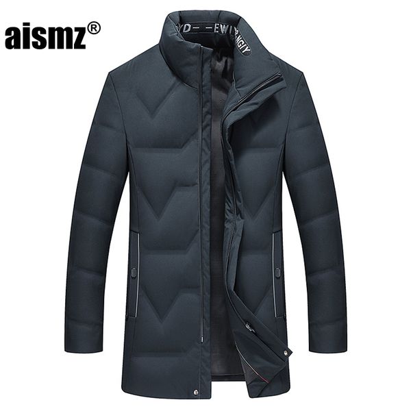 aismz 2019 black winter long down jacket men's fashion quality warm standing collar white duck down youth warm jacket coat
aismz 2019 black winter long down jacket men's fashion quality warm standing collar white duck down youth warm jacket coat