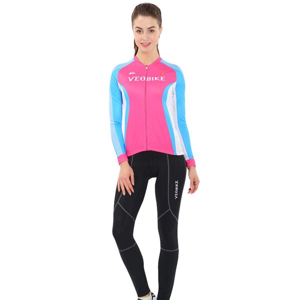 veobike new spring autumn summer long sleeve women cycling clothing mtb bicycle clothes mountain bike jersey sets racing suit, Black;blue
veobike new spring autumn summer long sleeve women cycling clothing mtb bicycle clothes mountain bike jersey sets racing suit, Black;blue
