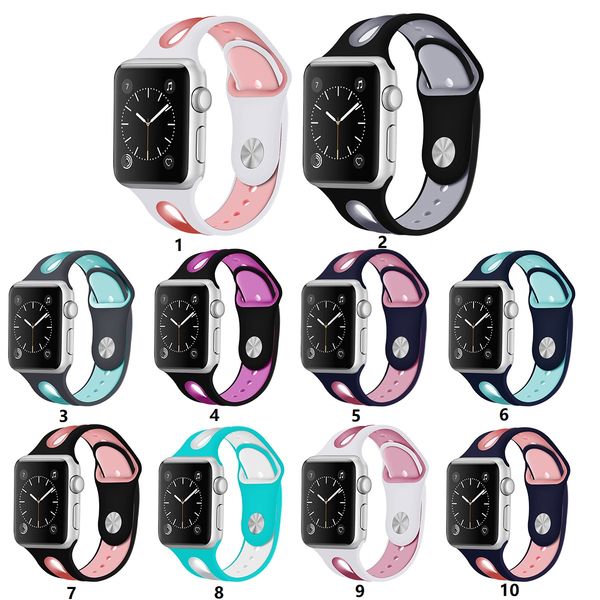 новый силиконовый двойной цветной ремешок для iwatch 1/2/3/4/5 38/42 мм 42/44 мм хит цвет спорт группа
новый силиконовый двойной цветной ремешок для iwatch 1/2/3/4/5 38/42 мм 42/44 мм хит цвет спорт группа