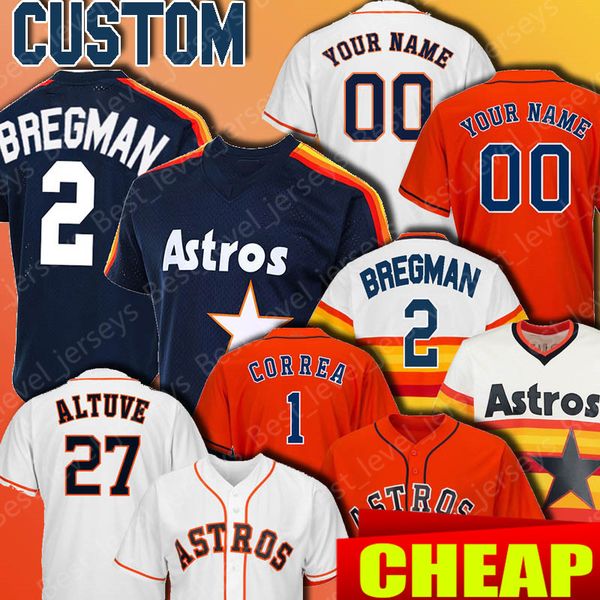 Custom Astros Jerseys 2 Alex Bregman Jersey 27 Jose Altuve 4 George Springer 5 Jeff Bagwell 7 Craig Biggio 35 Justin Verlander Hot Sale Fast
Custom Astros Jerseys 2 Alex Bregman Jersey 27 Jose Altuve 4 George Springer 5 Jeff Bagwell 7 Craig Biggio 35 Justin Verlander Hot Sale Fast