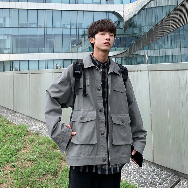 осень новая куртка мужская мода solid color casual cotton multi-карман куртки инструментальное man streetwear хип-хоп сыпучие bomber, Black;brown
осень новая куртка мужская мода solid color casual cotton multi-карман куртки инструментальное man streetwear хип-хоп сыпучие bomber, Black;brown
