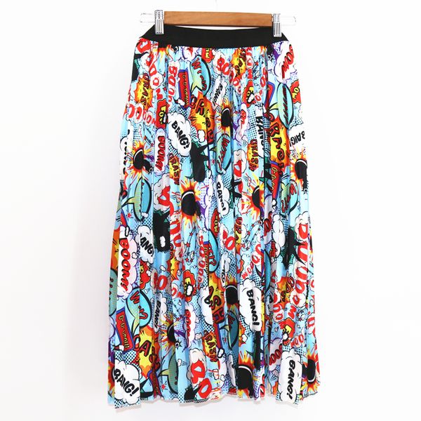 mnogcc 2019 street style a-line skirts spring new-coming european cartoon pattern high elasticity pleated skirt high, Black
mnogcc 2019 street style a-line skirts spring new-coming european cartoon pattern high elasticity pleated skirt high, Black
