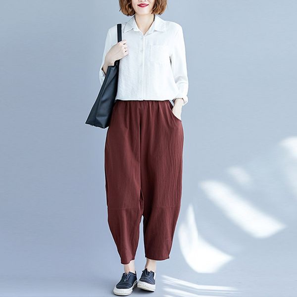 2019 autumn winter corduroy pants women high waist pockets trousers women plus size streetwear harem pants pantalon femme#j30, Black;white
2019 autumn winter corduroy pants women high waist pockets trousers women plus size streetwear harem pants pantalon femme#j30, Black;white