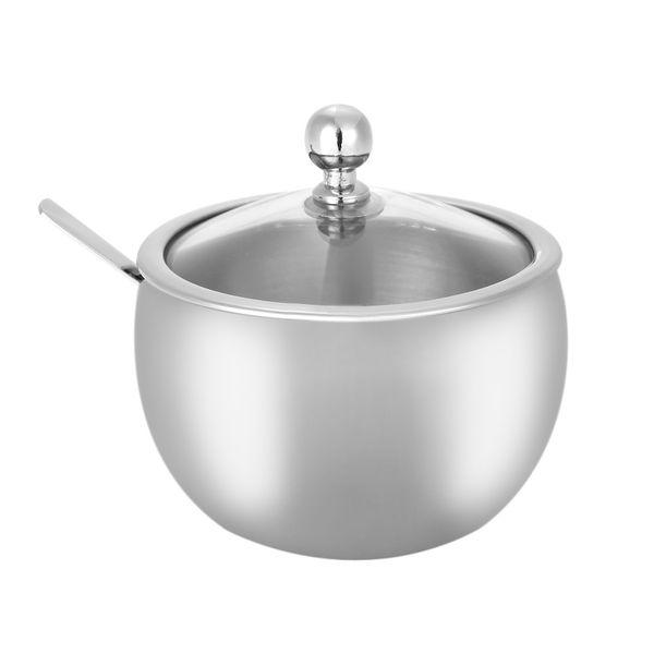 homgeek sugar bow high-end durable stainless steel sugar bowl with lid and sugar spoon versatile seasoning container for kitchen
homgeek sugar bow high-end durable stainless steel sugar bowl with lid and sugar spoon versatile seasoning container for kitchen