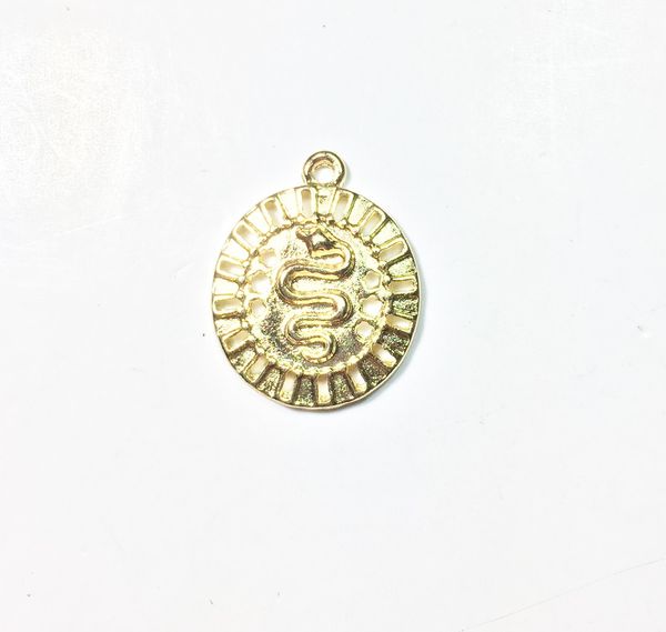 eruifa 20pcs 17mm nice snake coin gold/silver plated zinc alloy charms pendant jewelry diy necklace 2 colors
eruifa 20pcs 17mm nice snake coin gold/silver plated zinc alloy charms pendant jewelry diy necklace 2 colors