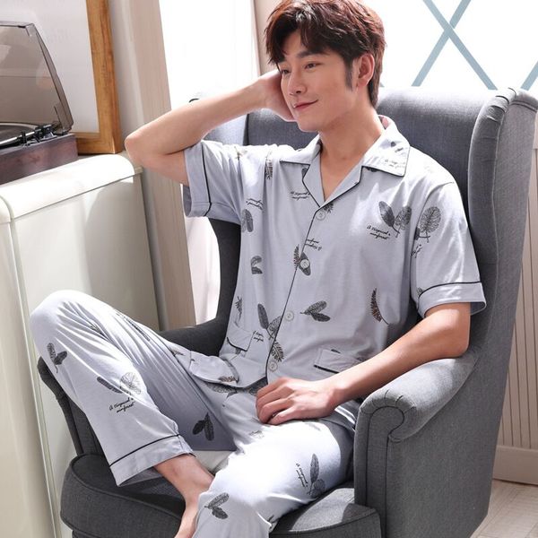 men's sleepwear mens pajamas men knitted cotton pajama summer pijama hombre short sleeve pants suit pyjamas plus size 3xl, Black;brown
men's sleepwear mens pajamas men knitted cotton pajama summer pijama hombre short sleeve pants suit pyjamas plus size 3xl, Black;brown