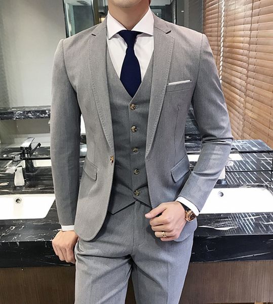 brand new grey groom tuxedos notch lapel slim fit groomsman wedding suit excellent men business prom jacket blazer(jacket+pants+tie+vest) 71, Black;gray
brand new grey groom tuxedos notch lapel slim fit groomsman wedding suit excellent men business prom jacket blazer(jacket+pants+tie+vest) 71, Black;gray