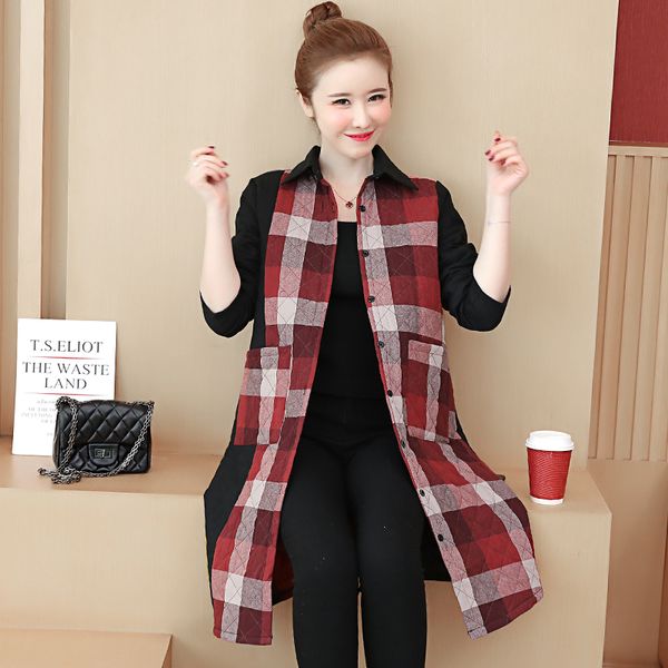grid jacket 2019 winter new women jacket coats slim parkas female down cotton thick warm jackets loose casual studentfashio coat, Black
grid jacket 2019 winter new women jacket coats slim parkas female down cotton thick warm jackets loose casual studentfashio coat, Black