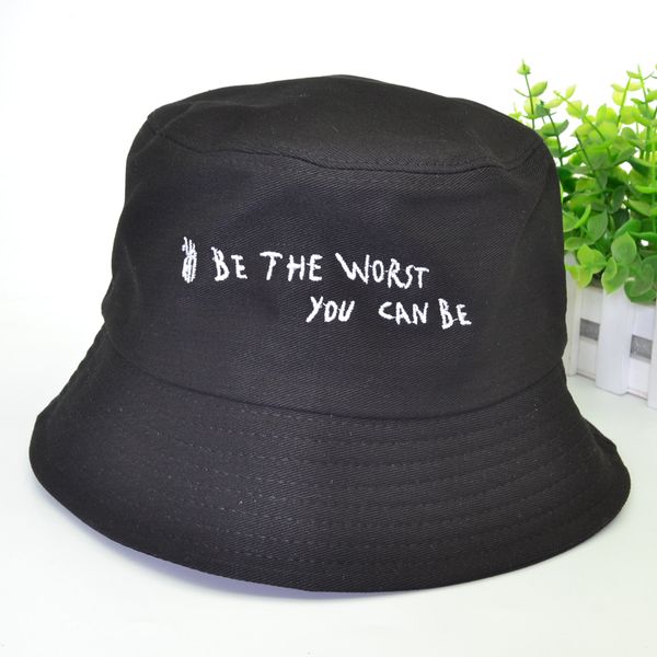 be the worst you can be letter cap embroidery fisherman hat summer men women flat shade panama bucket hat gorro pescador
be the worst you can be letter cap embroidery fisherman hat summer men women flat shade panama bucket hat gorro pescador
