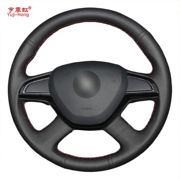 yuji-hong car steering wheel covers case for octavia fabia superb 2014 hand-stitched artificial leather cover
yuji-hong car steering wheel covers case for octavia fabia superb 2014 hand-stitched artificial leather cover