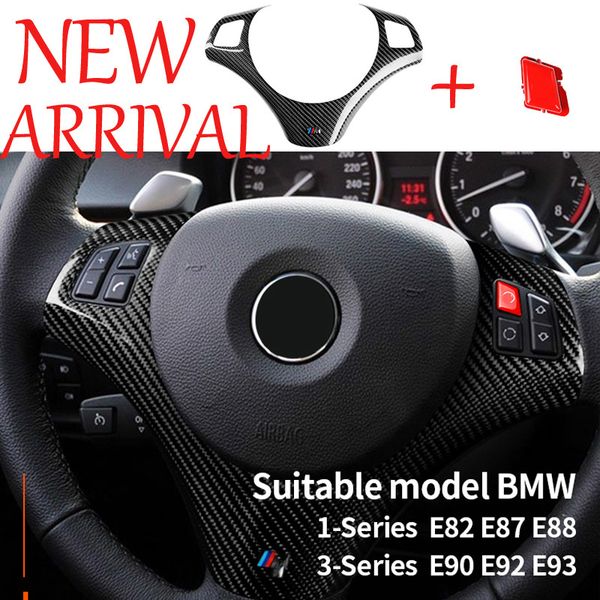 new arrival carbon fiber steering wheel trim cover for 3 series m3 e90 e92 e93 sports (2007-2013)+ m red sports button
new arrival carbon fiber steering wheel trim cover for 3 series m3 e90 e92 e93 sports (2007-2013)+ m red sports button