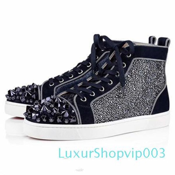 original box,famous 8 stylish spikes & strass high red bottom sneakers shoes women,men brand red sole trainers wholesale ing, Black
original box,famous 8 stylish spikes & strass high red bottom sneakers shoes women,men brand red sole trainers wholesale ing, Black