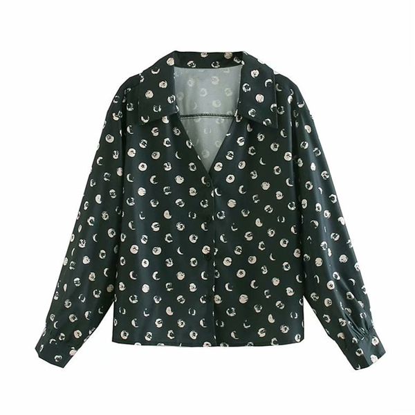 women autumn polka dot blouse shirt fashion long sleeve loose ladies turn down collar casual blouses chemisier femme, White
women autumn polka dot blouse shirt fashion long sleeve loose ladies turn down collar casual blouses chemisier femme, White