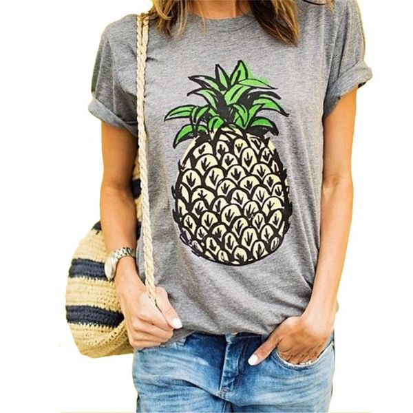 women designer shirt womens tshirt t shirt women 2019 new fashion pineapple printing shirt o collar ladies t vestidos de festa t008, White
women designer shirt womens tshirt t shirt women 2019 new fashion pineapple printing shirt o collar ladies t vestidos de festa t008, White