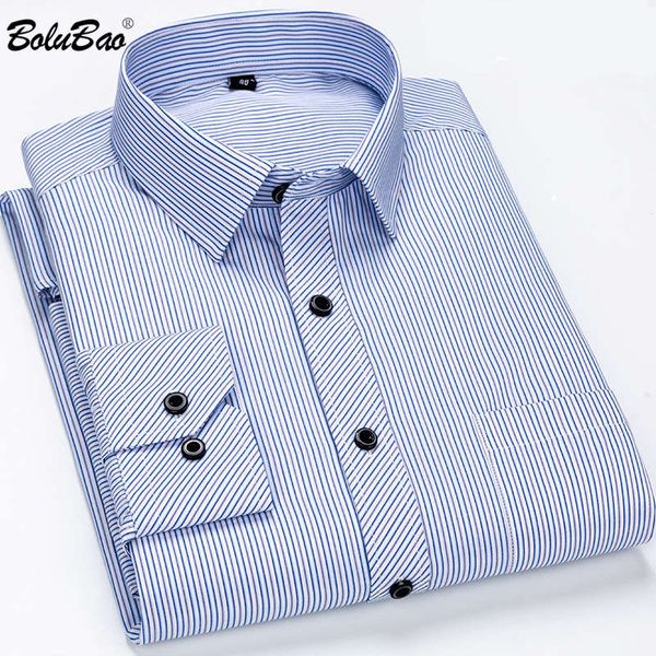 men's casual shirts bolubao brand men slim fit business shirt striped office breathable male, White;black
men's casual shirts bolubao brand men slim fit business shirt striped office breathable male, White;black