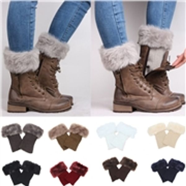 womens winter knitted boot cuffs fur knit ers boot socks legs warmers new boots accessories warmer, Black;white
womens winter knitted boot cuffs fur knit ers boot socks legs warmers new boots accessories warmer, Black;white