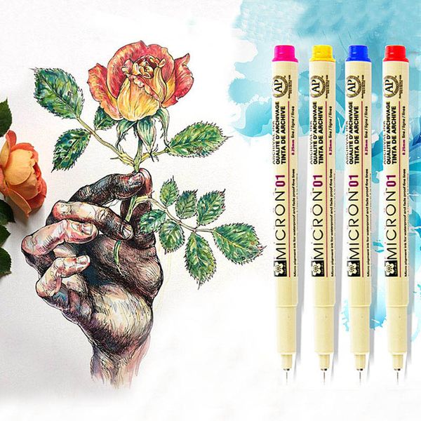 marker set pigma micron pen 0.45mm 0.25mm waterproof drawing marker pen manga hook line art supplies marker, Black;red
marker set pigma micron pen 0.45mm 0.25mm waterproof drawing marker pen manga hook line art supplies marker, Black;red