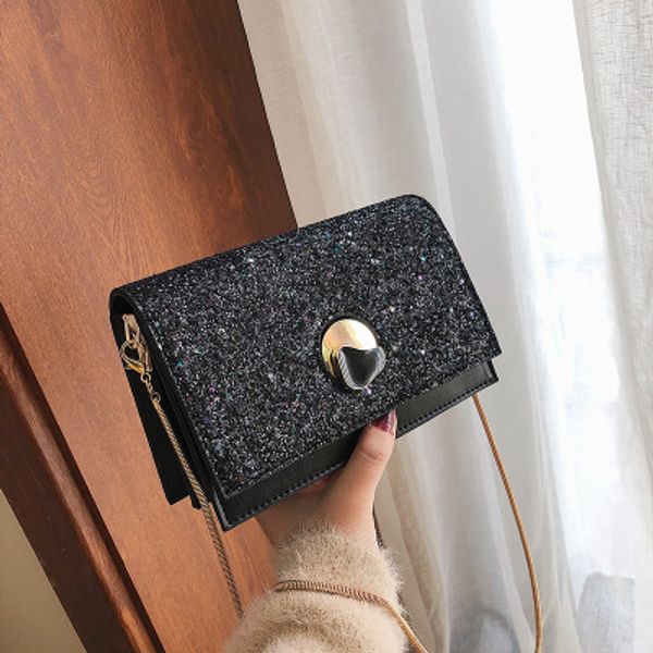 2019 bolsa feminina handbags women bags chain pu black messenger bags flakes small crossbody
2019 bolsa feminina handbags women bags chain pu black messenger bags flakes small crossbody
