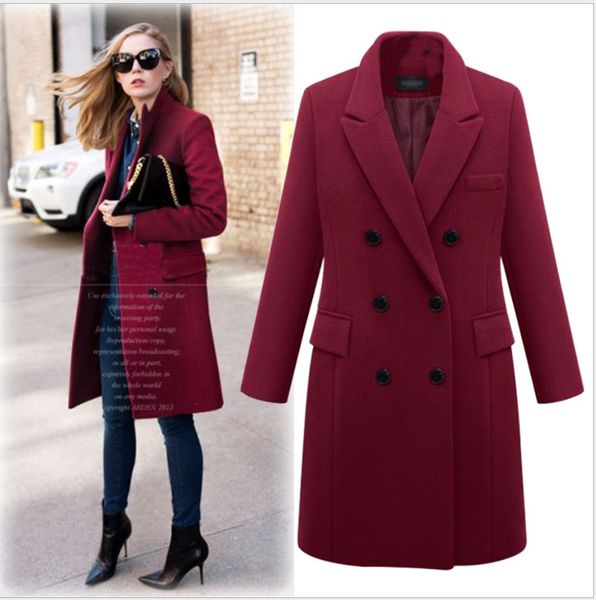 large size windbreaker women's long section woolen warm solid color coat woolen coat women winter coats, Black
large size windbreaker women's long section woolen warm solid color coat woolen coat women winter coats, Black
