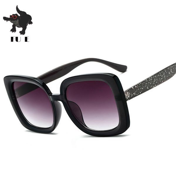 fu e square sun glasses brand ladies oversized sunglasses women big frame style sun glasses for female uv400, White;black
fu e square sun glasses brand ladies oversized sunglasses women big frame style sun glasses for female uv400, White;black