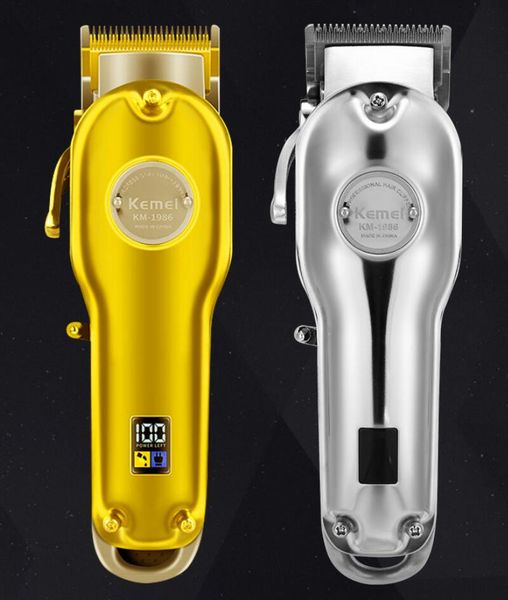 kemei 1986 all-metal barber professional hair clipper electric cordless lcd hair trimmer hair cutting machine mower
kemei 1986 all-metal barber professional hair clipper electric cordless lcd hair trimmer hair cutting machine mower