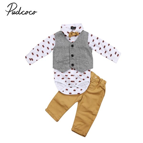 new style newborn baby boys clothes little getelmen long sleeve formal suit waistcoat pants tuxedo casual outfits set, White
new style newborn baby boys clothes little getelmen long sleeve formal suit waistcoat pants tuxedo casual outfits set, White