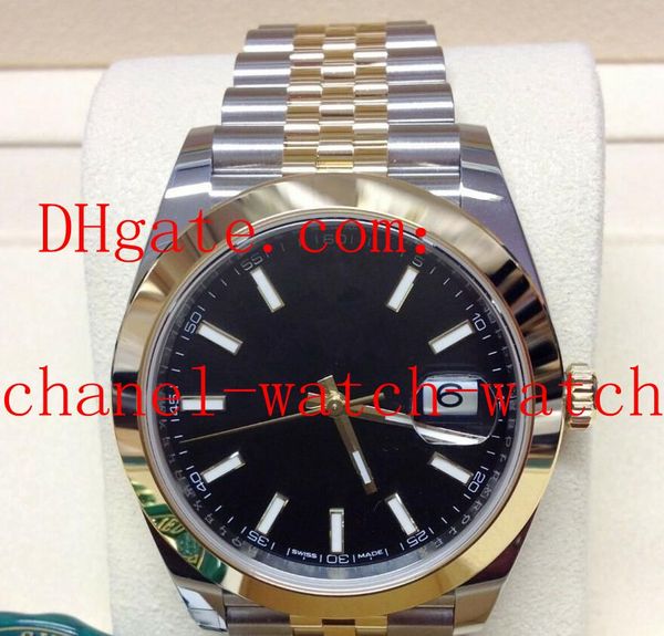 men's 41mm 126303 bi/colour black dial stainless steel & 18k yellow gold jubilee asia 2813 machinery automatic watches, Slivery;brown
men's 41mm 126303 bi/colour black dial stainless steel & 18k yellow gold jubilee asia 2813 machinery automatic watches, Slivery;brown