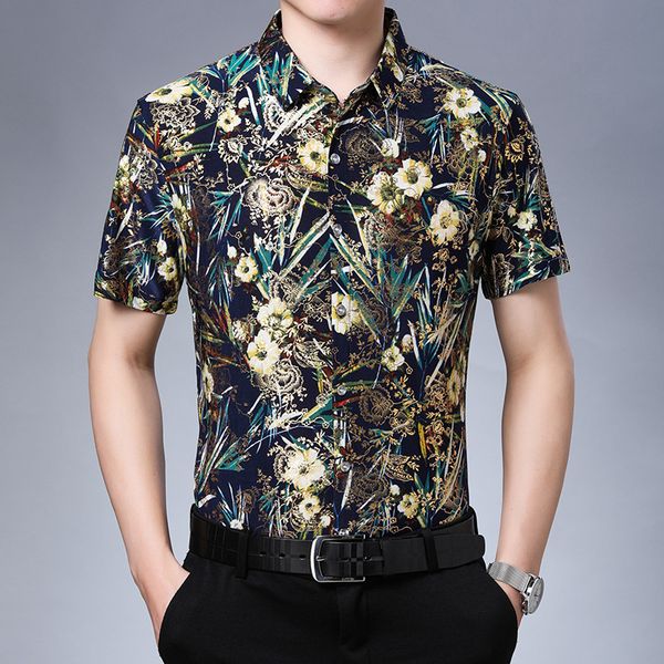 men's casual shirts c-5817 floral pattern printing business short sleeve shirt summer quality soft comfortable luxury icy men -3xl, White;black
men's casual shirts c-5817 floral pattern printing business short sleeve shirt summer quality soft comfortable luxury icy men -3xl, White;black