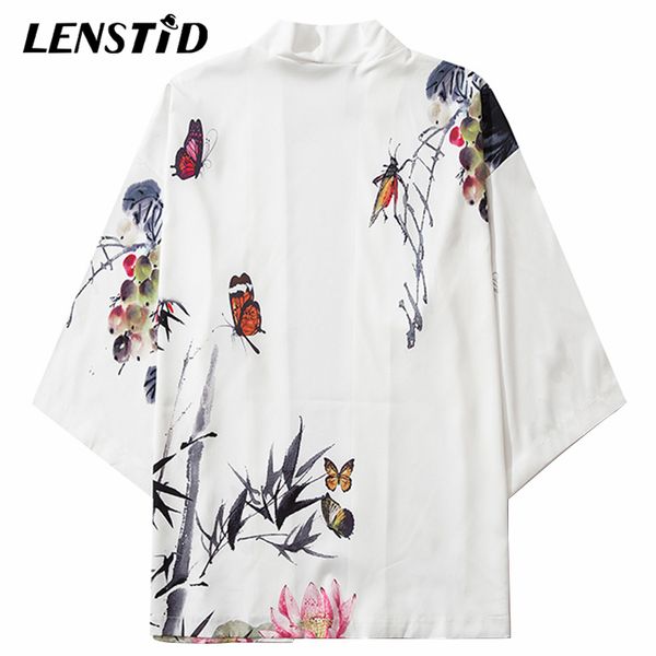 japanese kimono cardigan jacket butterfly painting print harajuku streetwear hip hop summer thin gown loose men clothing, Black;brown
japanese kimono cardigan jacket butterfly painting print harajuku streetwear hip hop summer thin gown loose men clothing, Black;brown
