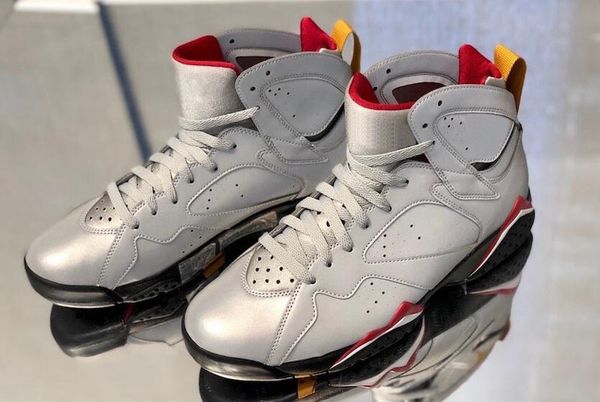 3m reflective cardinal jumpman 7 outdoor shoes patta x ray allen alternate olympic 7s retro sports athletic sneakers ment, Black
3m reflective cardinal jumpman 7 outdoor shoes patta x ray allen alternate olympic 7s retro sports athletic sneakers ment, Black