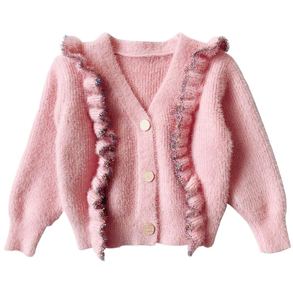 ruffles kids girls clothes teenager knitted cardigan sweater single breasted children sweater cute sweat kids knitted clothes, Blue
ruffles kids girls clothes teenager knitted cardigan sweater single breasted children sweater cute sweat kids knitted clothes, Blue