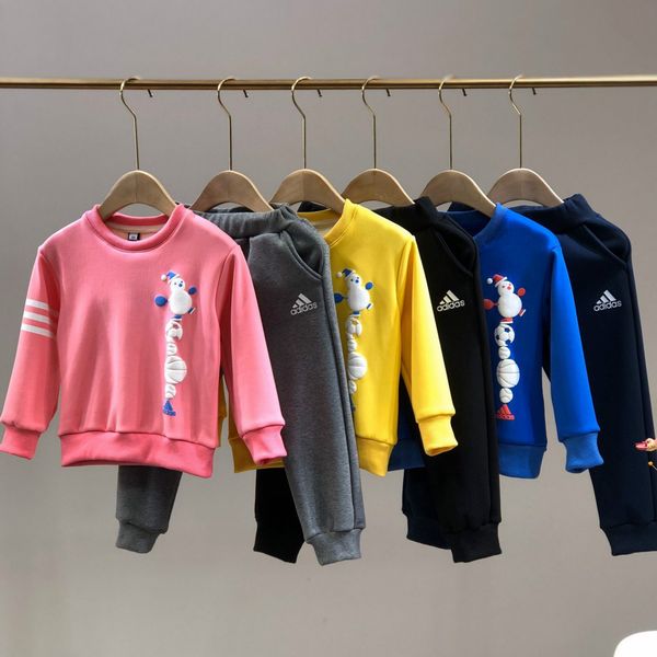 boys girls clothing sets child fashion casual letter printed with snowman two piece sets kids hoodie + pants tracksuits soprt style, White 
boys girls clothing sets child fashion casual letter printed with snowman two piece sets kids hoodie + pants tracksuits soprt style, White