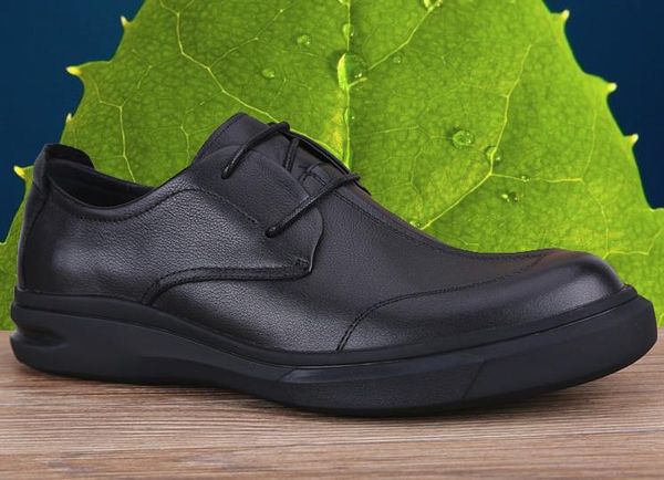 europe and the united states autumn winter foreign trade men's shoes business casual men's shoes thick soled leather round head br, Black
europe and the united states autumn winter foreign trade men's shoes business casual men's shoes thick soled leather round head br, Black