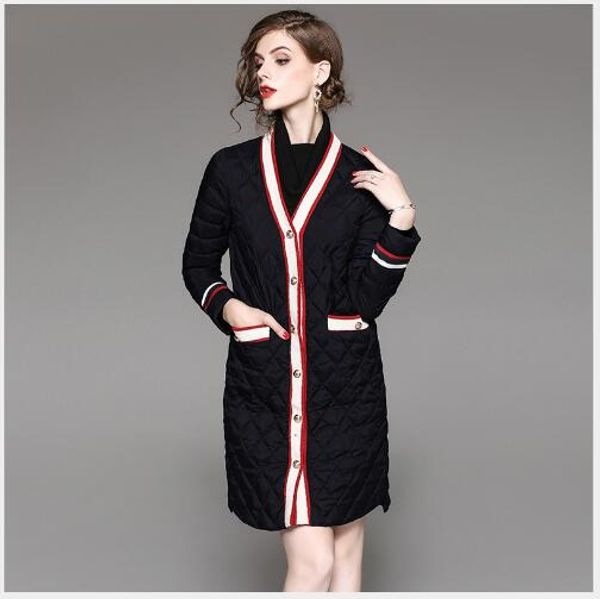 women's down & parkas women coat 2021 winter long section v-neck elegant snow pakr female outwear fashion casual loose solid quilted ov, Black
women's down & parkas women coat 2021 winter long section v-neck elegant snow pakr female outwear fashion casual loose solid quilted ov, Black