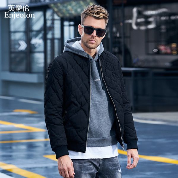 enjeolon brand winter cotton padded jacket men thick geometric parka coat male quilted winter jacket coat 3xl mf0703, Tan;black
enjeolon brand winter cotton padded jacket men thick geometric parka coat male quilted winter jacket coat 3xl mf0703, Tan;black