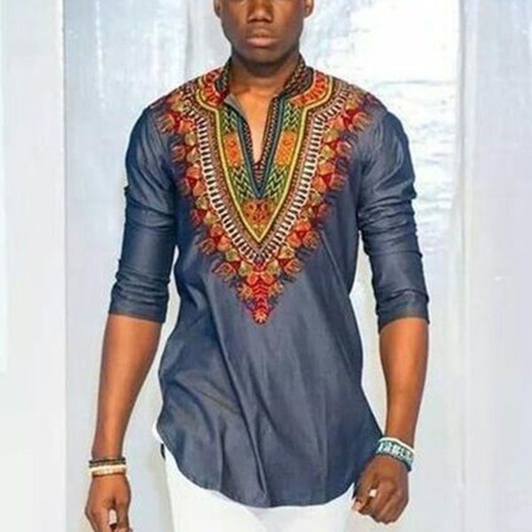 african dashiki dresses dresses cotton real fashion autumn new sales of national wind stamp v collar seven sleeve t-shirt shirt, Red
african dashiki dresses dresses cotton real fashion autumn new sales of national wind stamp v collar seven sleeve t-shirt shirt, Red
