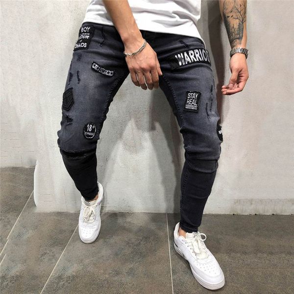 olome fashion design men's autumn denim cotton straight hole pocket trousers distressed jeans pants men pants jean, Blue
olome fashion design men's autumn denim cotton straight hole pocket trousers distressed jeans pants men pants jean, Blue