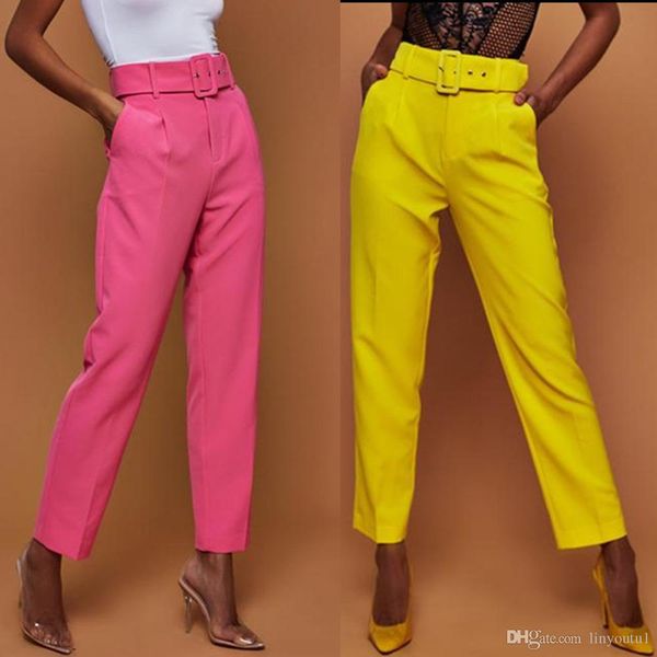 women spring solid high waist long pants formal elegant high waist pure color belt fold wide leg trousers casual pants, Black;white
women spring solid high waist long pants formal elegant high waist pure color belt fold wide leg trousers casual pants, Black;white