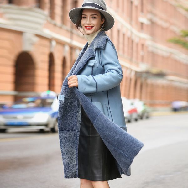 real fur sheep shearling winter coat genuine leather jacket for women clothes 2020 manteau femme 1216 yy943, Black
real fur sheep shearling winter coat genuine leather jacket for women clothes 2020 manteau femme 1216 yy943, Black