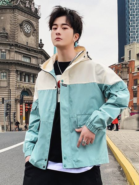 hong kong style chaopai fashion splicing men's coat new style in spring and autumn 2019 tooling jacket men's wear youth student�, Black;brown
hong kong style chaopai fashion splicing men's coat new style in spring and autumn 2019 tooling jacket men's wear youth student�, Black;brown