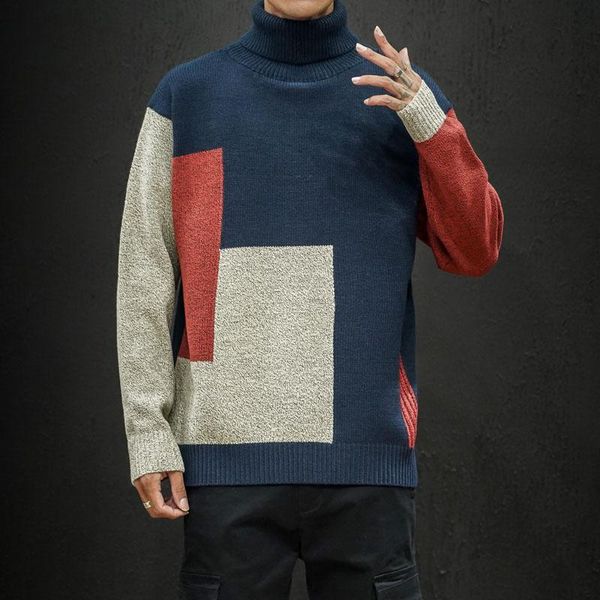 свободный вязаный дизайнерский свитер зима мужчины 5xl водолазка осень лоскутное уличная пуловеры мода повседневная корейские мужские свитер, White;black
свободный вязаный дизайнерский свитер зима мужчины 5xl водолазка осень лоскутное уличная пуловеры мода повседневная корейские мужские свитер, White;black