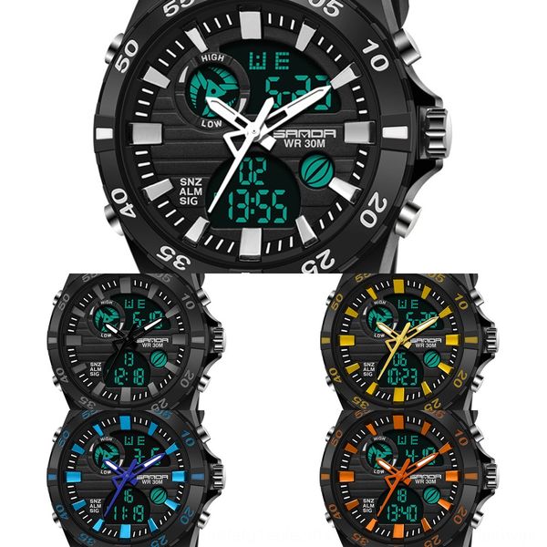 lvcda sanda watch luminous outdoor sports men's luminous multifunctional outdoor sports large dial double waterproof student electronic, Blue
lvcda sanda watch luminous outdoor sports men's luminous multifunctional outdoor sports large dial double waterproof student electronic, Blue