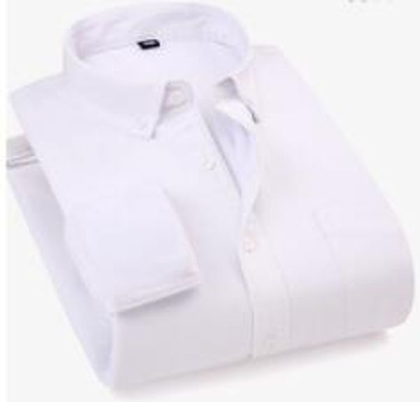 men's oxford men's shirt plain and down warm shirt long sleeves cotton thickened, White;black
men's oxford men's shirt plain and down warm shirt long sleeves cotton thickened, White;black