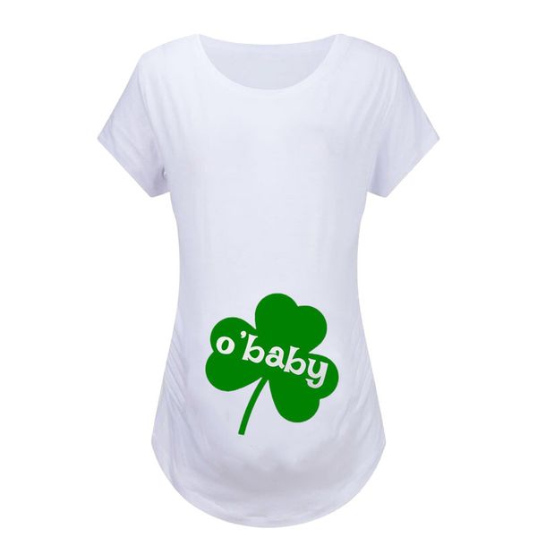women maternity clothes pregnant womens clothing short sleeve st. patrick's day luck grass t-shirt blouse pregnancy clothes #16, White
women maternity clothes pregnant womens clothing short sleeve st. patrick's day luck grass t-shirt blouse pregnancy clothes #16, White