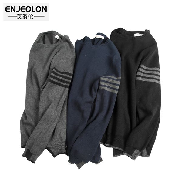 enjeolon winter knitting pullover sweaters men cotton sweater for men fashion o neck sweater male casual pullover sweater my3222 sh190930, White;black
enjeolon winter knitting pullover sweaters men cotton sweater for men fashion o neck sweater male casual pullover sweater my3222 sh190930, White;black
