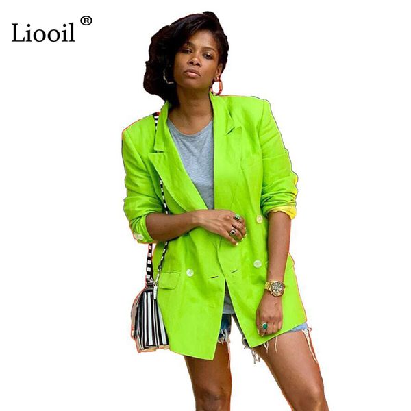 liooil neon green coats and jackets autumn winter 2019 streetwear long sleeve v neck pocket button up coat women outwear, Black;brown
liooil neon green coats and jackets autumn winter 2019 streetwear long sleeve v neck pocket button up coat women outwear, Black;brown