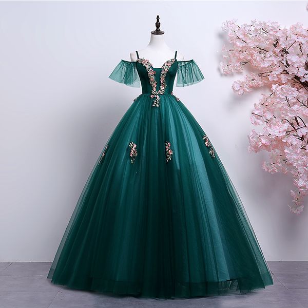 100%real dark green embroidery ball gown medieval renaissance sissi princess dress victorian /marie/ belle ball medieval dress, Black;red
100%real dark green embroidery ball gown medieval renaissance sissi princess dress victorian /marie/ belle ball medieval dress, Black;red