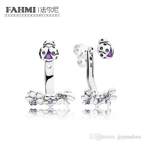hywo 100% 925 sterling silver 1:1 original 297123nlc ladybird meadow earring studs luxury jewelry women's charming gift, Golden;silver
hywo 100% 925 sterling silver 1:1 original 297123nlc ladybird meadow earring studs luxury jewelry women's charming gift, Golden;silver