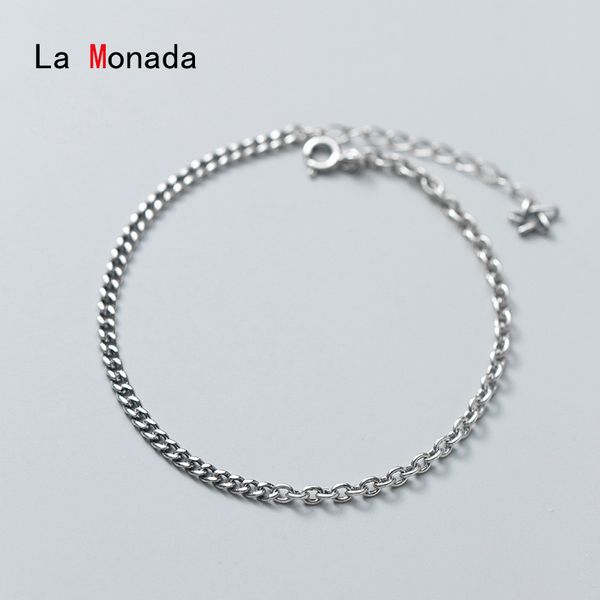 la monada minimalist 925 sterling silver woman adjustable chain bracelets for women silver 925 girls hand accessories jewelry, Black
la monada minimalist 925 sterling silver woman adjustable chain bracelets for women silver 925 girls hand accessories jewelry, Black