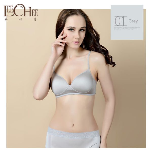 leechee yl006 mulberry silk pure color bra without steel ring antibacterial body shaping adjustable bra breathable underwear, Red;black
leechee yl006 mulberry silk pure color bra without steel ring antibacterial body shaping adjustable bra breathable underwear, Red;black